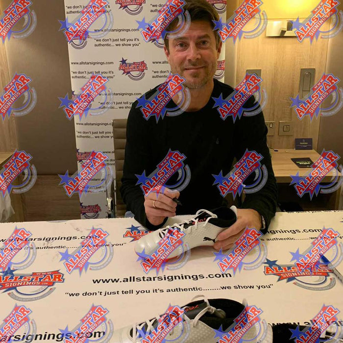 Rangers FC Laudrup Signed Boot (Framed)