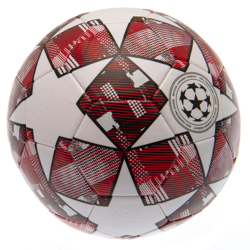 UEFA Champions League Star Red Football