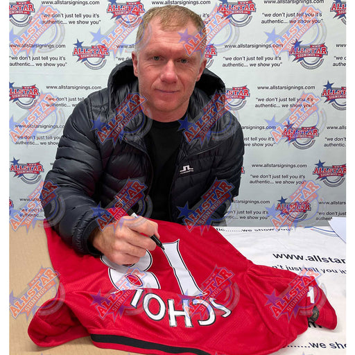 Manchester United FC Scholes Signed Shirt