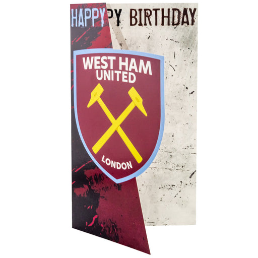 West Ham United FC Crest Birthday Card