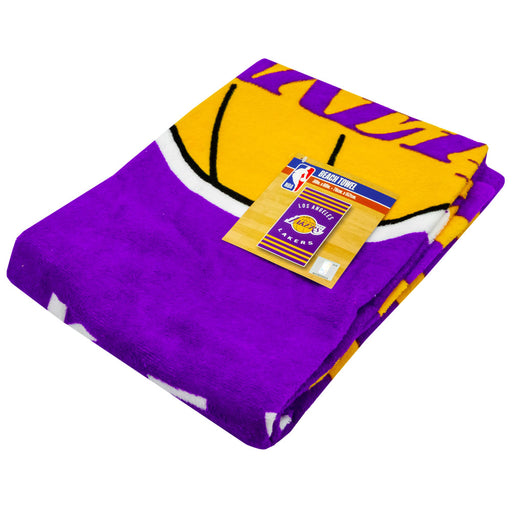 Los Angeles Lakers Stripe Towel