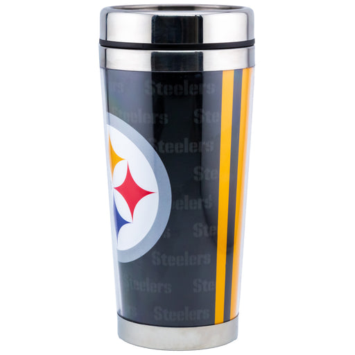Pittsburgh Steelers Full Wrap Travel Mug