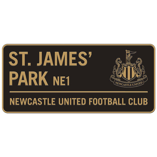 Newcastle United FC Two Tone Street Sign