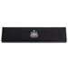 Newcastle United FC Black IP Leather Bracelet