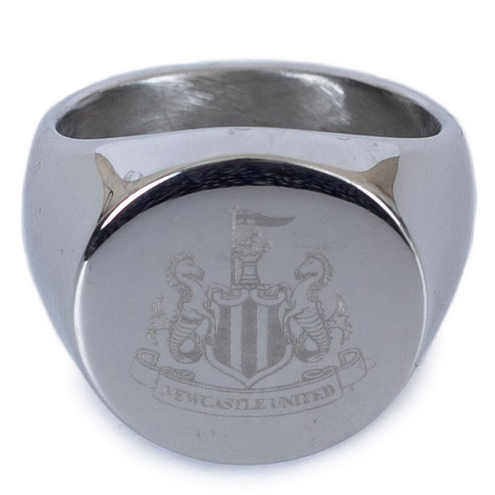Newcastle United FC Round Signet Ring Small