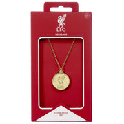 Liverpool FC Gold Finish Crest Necklace