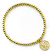 Chelsea FC Gold Finish Bead Bracelet