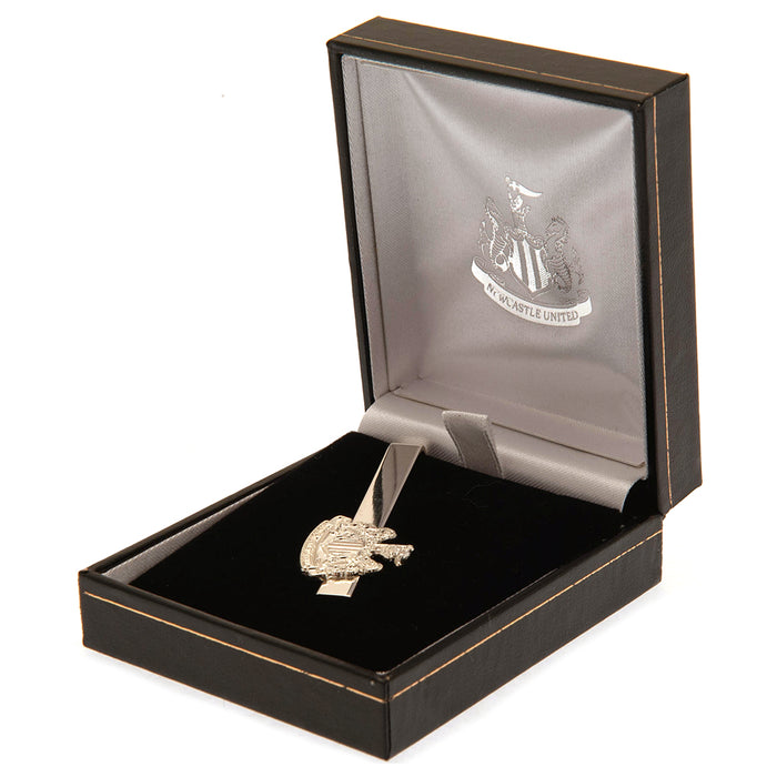 Newcastle United FC Silver Plated Tie Slide