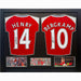 Arsenal FC Bergkamp & Henry Signed Shirts (Dual Framed)