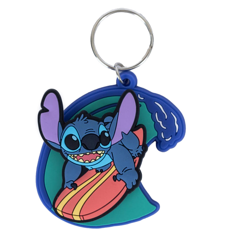 Lilo & Stitch Surfing Stitch PVC Keyring