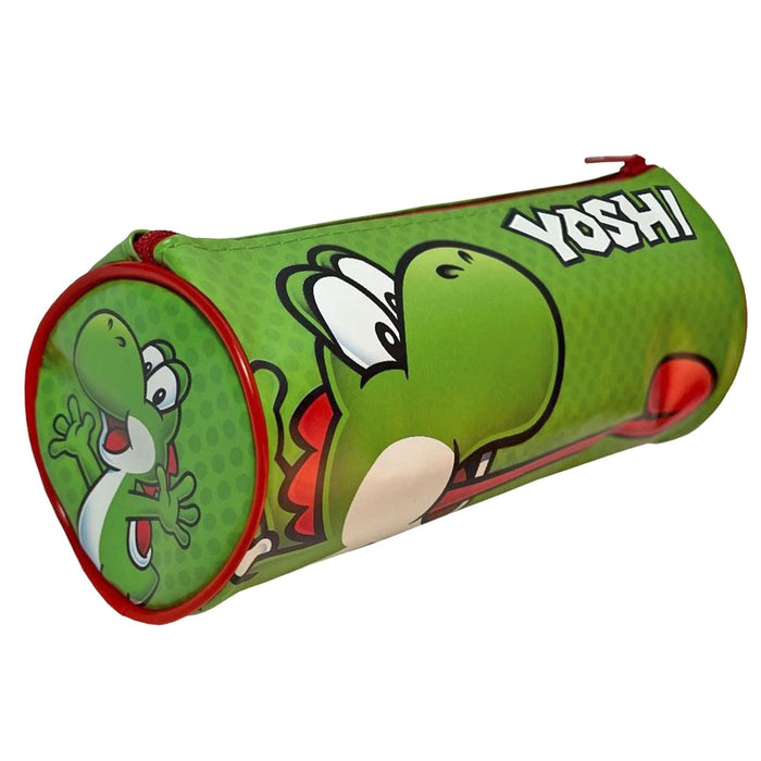 Super Mario Yoshi Barrel Pencil Case