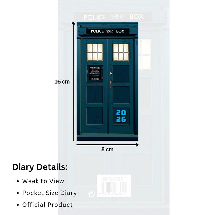 Doctor Who Slim Diary 2026