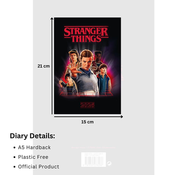 Stranger Things A5 Diary 2026