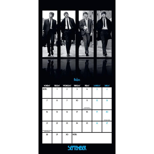 The Beatles Square Calendar 2026
