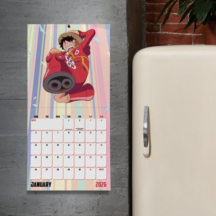 One Piece Square Calendar 2026