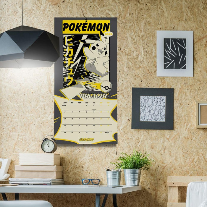 Pokemon Square Calendar 2026