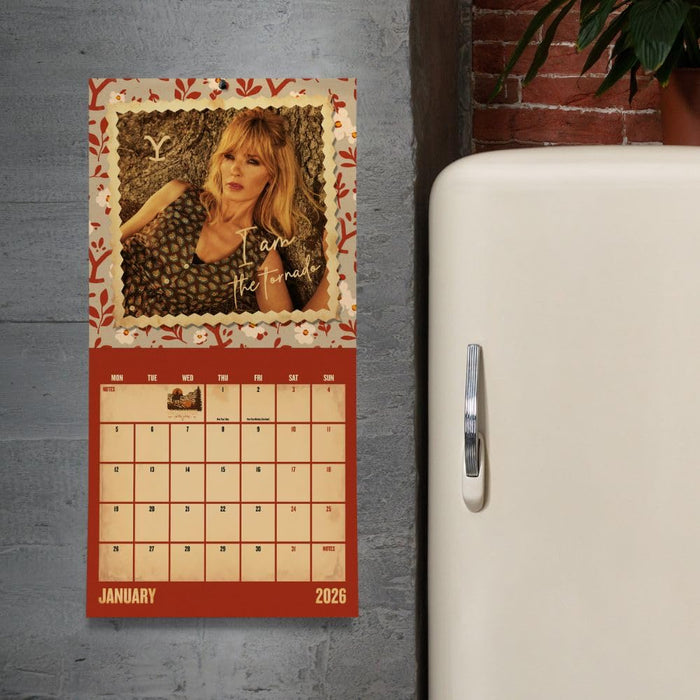 Yellowstone Square Calendar 2026