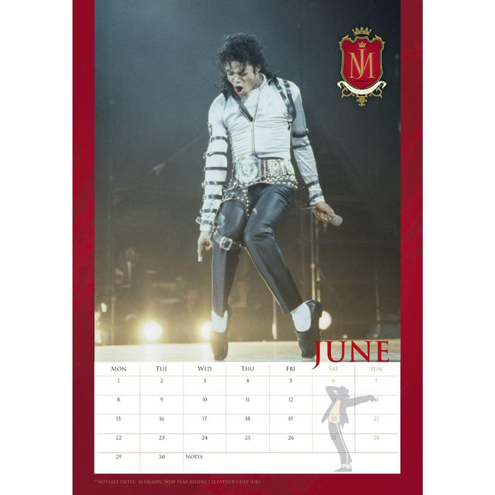 Michael Jackson A3 Calendar 2026