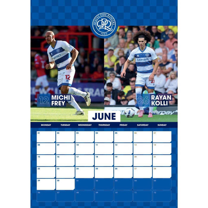 Queens Park Rangers FC A3 Calendar 2026