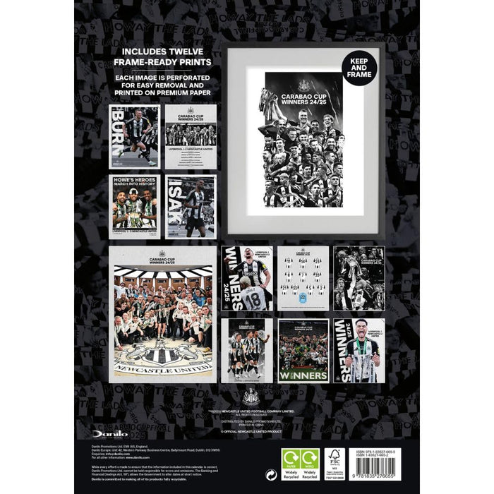 Newcastle United FC Deluxe Calendar 2026