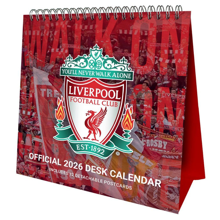 Liverpool FC Desktop Calendar 2026
