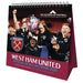West Ham United FC Desktop Calendar 2026