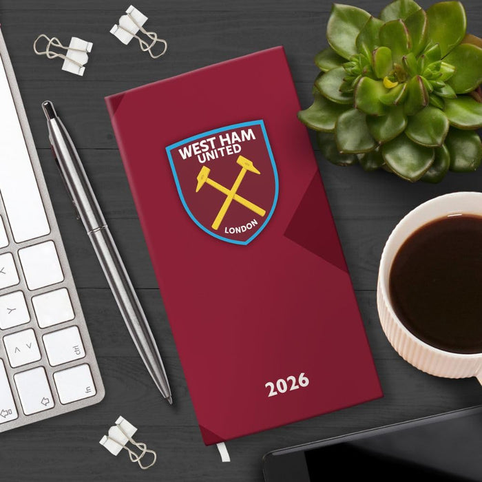 West Ham United FC Slim Diary 2026
