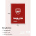 Arsenal FC A5 Diary 2026