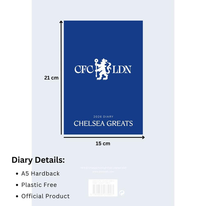 Chelsea FC A5 Diary 2026