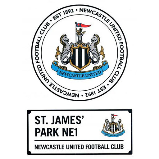 Newcastle United FC A4 Car Decal