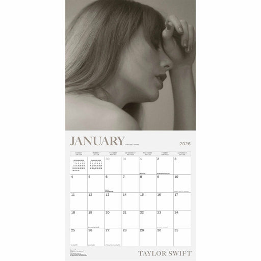 Taylor Swift Square Calendar 2026