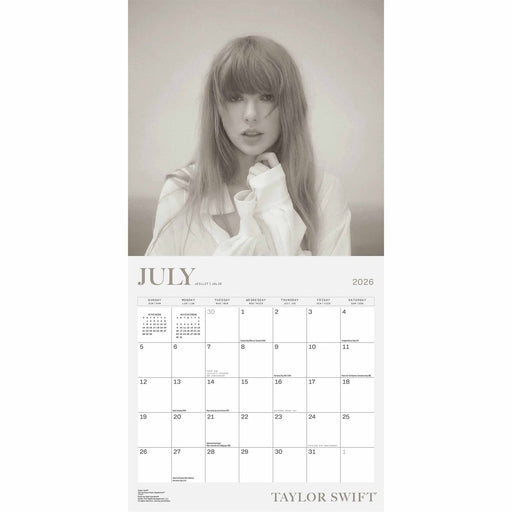 Taylor Swift Square Calendar 2026