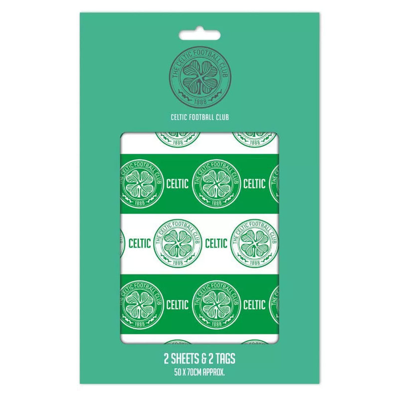 Celtic FC Text Gift Wrap