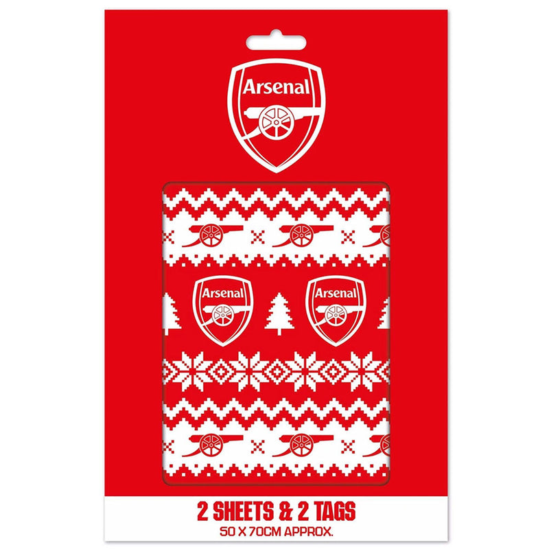 Arsenal FC Christmas Gift Wrap