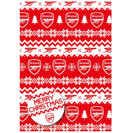 Arsenal FC Christmas Gift Wrap