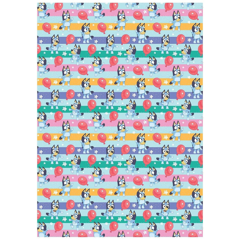 Bluey Balloon Gift Wrap