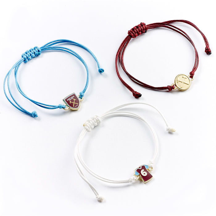 West Ham United FC Friendship Bracelet Set