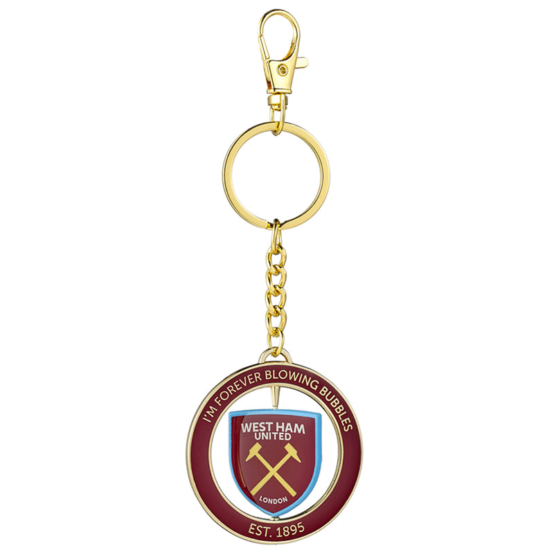 West Ham United FC Spinner Keyring
