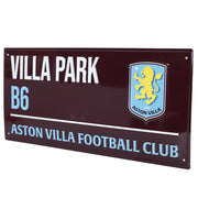 Aston Villa FC Colour Street Sign