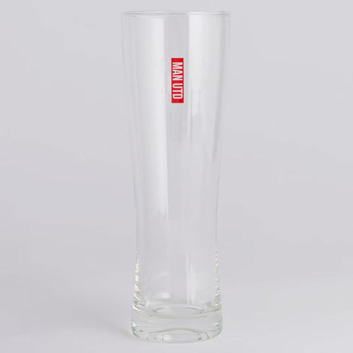 Manchester United FC Mono Crest Tall Beer Glass
