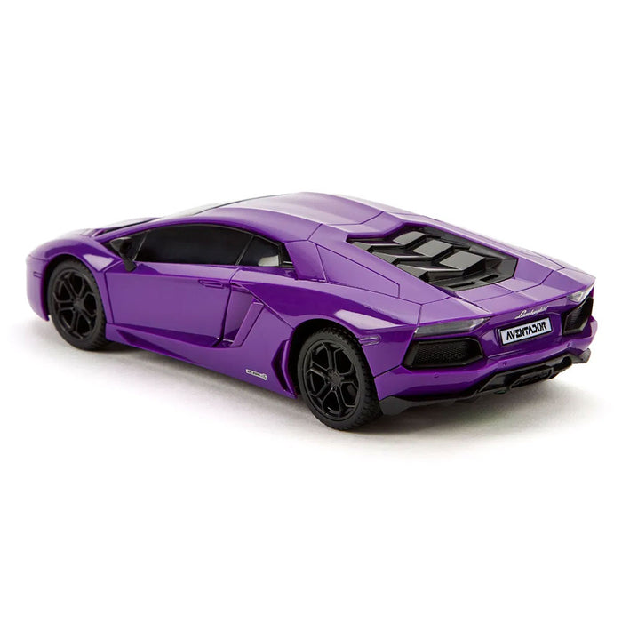 Lamborghini Aventador Radio Controlled Car 1:24 Scale Purple