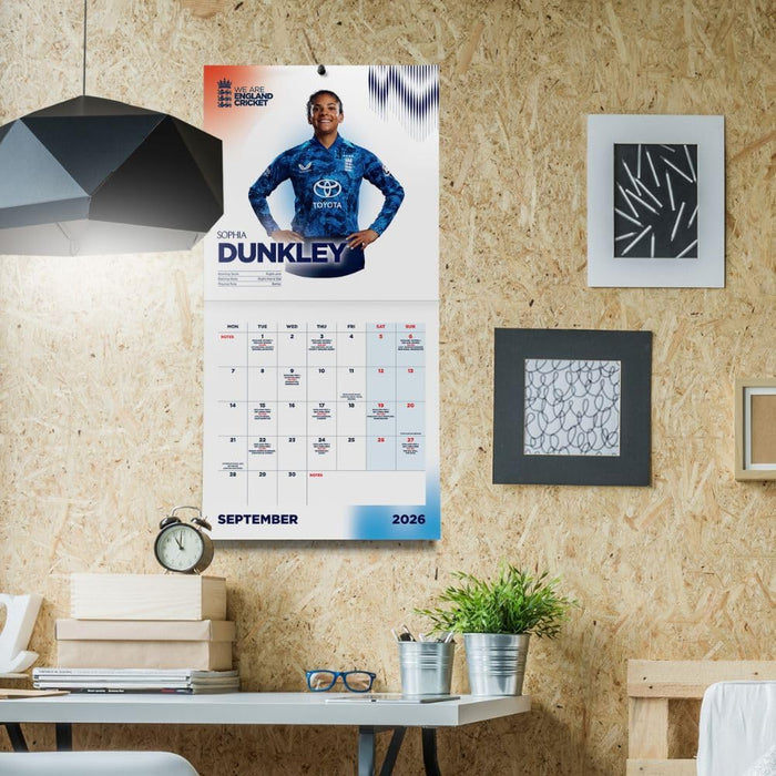 England Cricket Square Calendar 2026