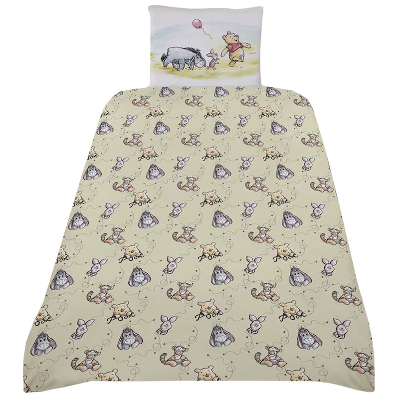 Winnie The Pooh Single Duvet Set