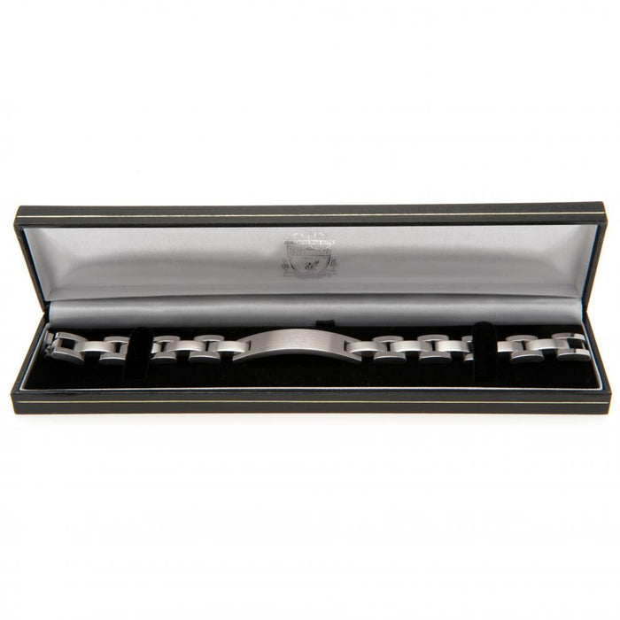 Liverpool FC Crest Stainless Steel Bracelet