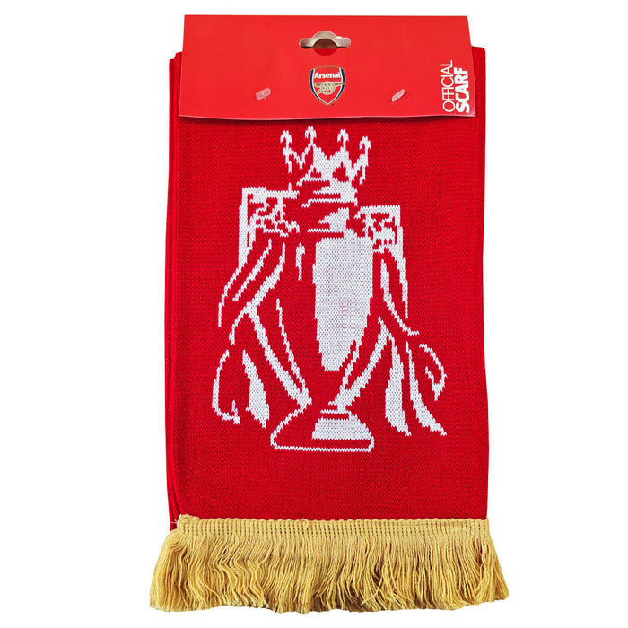 Arsenal FC Gold Premier League Champions Scarf