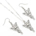 The Lord Of The Rings Evenstar Necklace & Earrings Gift Box