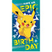 Pokemon Birthday Card With Stickers