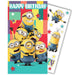 Despicable Me Birthday Card With Stickers