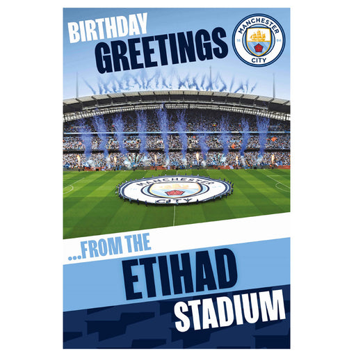 Manchester City FC Pop-Up Birthday Card
