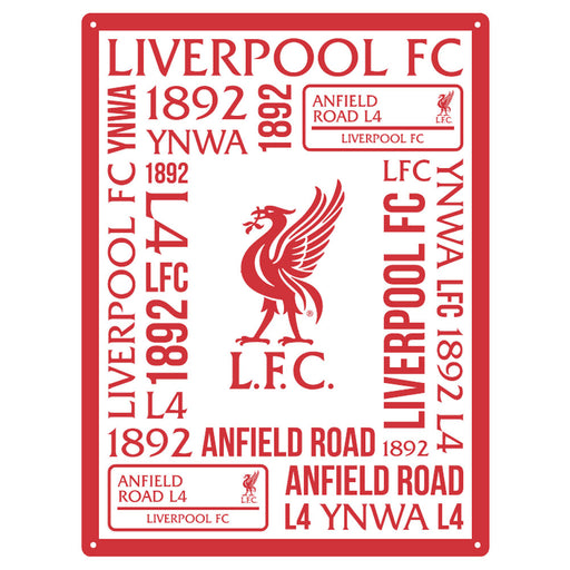 Liverpool FC Large Montage Sign